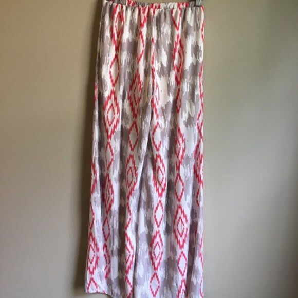 Peach Love cream California small flowy pants - Picture 1 of 5